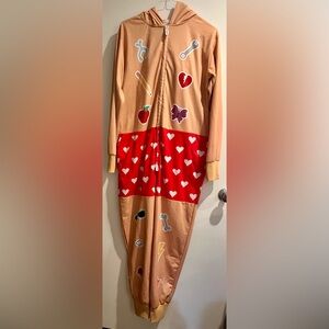 TIPSY ELVES Surgeon Game “Operation” Costume Onesie Men’s Size: M